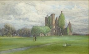 John Smart (British 1838-1899): Scottish Castle Ruins, watercolour signed and dated 1890,