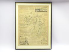 Emmanuel Bowen - 18th Century map of Cambridgeshire 72cm x 55cm Condition Report &