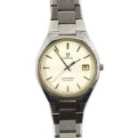 Omega Seamaster gentleman's quartz stainless steel bracelet wristwatch Condition Report &