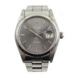 Rolex Oysterdate Precision gentleman's stainless steel manual wind wristwatch, model no 6694,