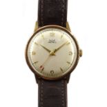 Astral 9ct gold gentleman's manual wind wristwatch,