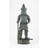 Metal Figure of Bishamonten 70cm height a/f