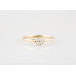15ct Solitaire Diamond Ring crown claw set early mine cut approx 0.38cts '16 Replacement $3560