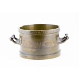 NZ Government Bronze Imperial Peck Measure 1860 2 Gallons