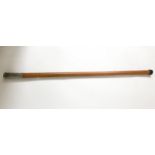 Victorian Malacca Cane with Indian Silver ornately embossed grip