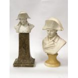 Two Composition Busts of Napoleon