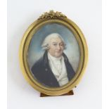 Portrait Miniature of Georgian Gent