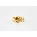 Victorian 18ct Buckle Ring