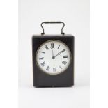 Victorian Mantel Clock plain balloon dial in ebonised boxed case