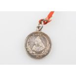 NZ Victorian Silver Commemorative Medallion 1837 - 1897 by Kohn