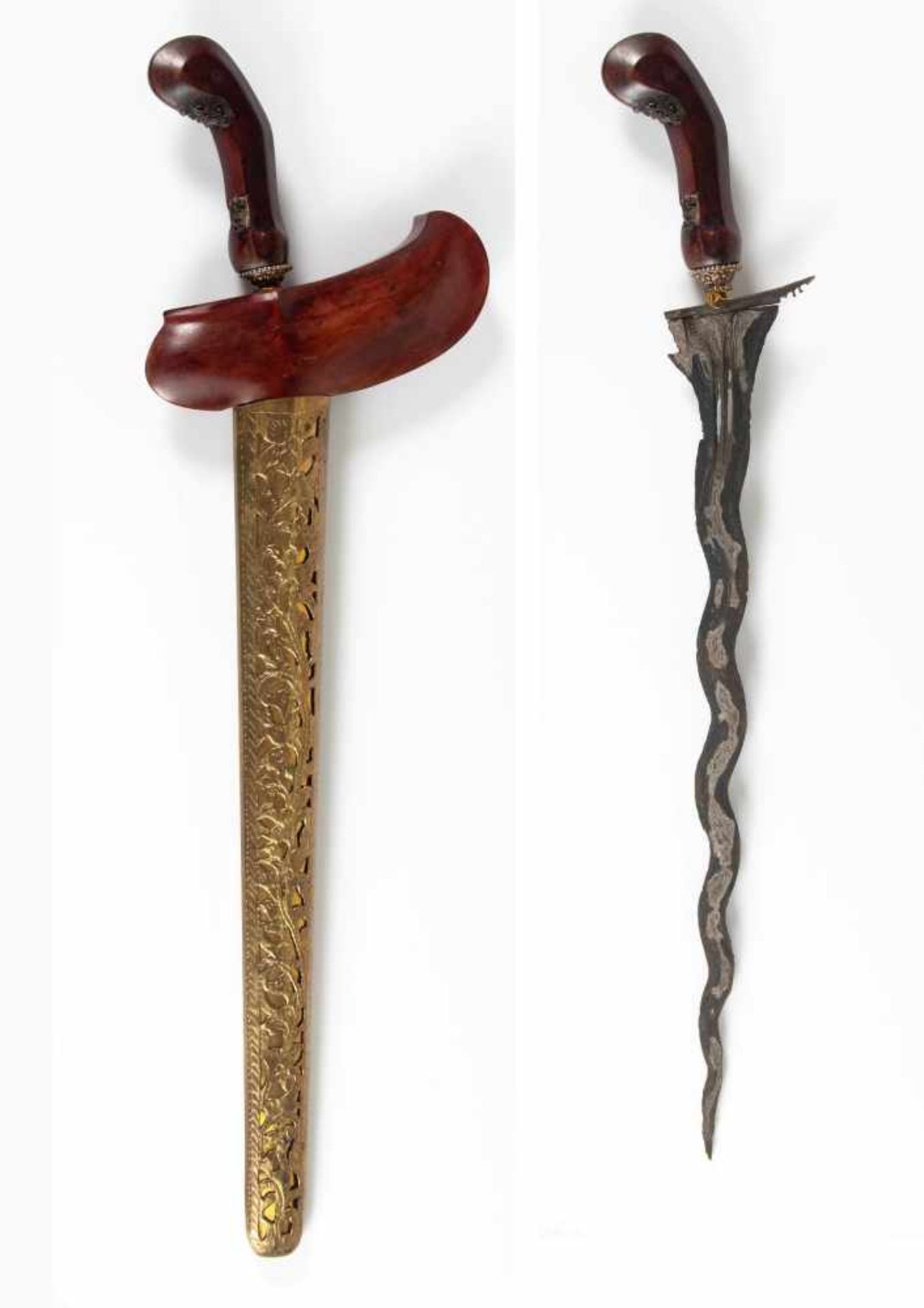 A Javanese Keris Solo, with early 17th century blade .A Javanese Keris Solo, with early 17th century