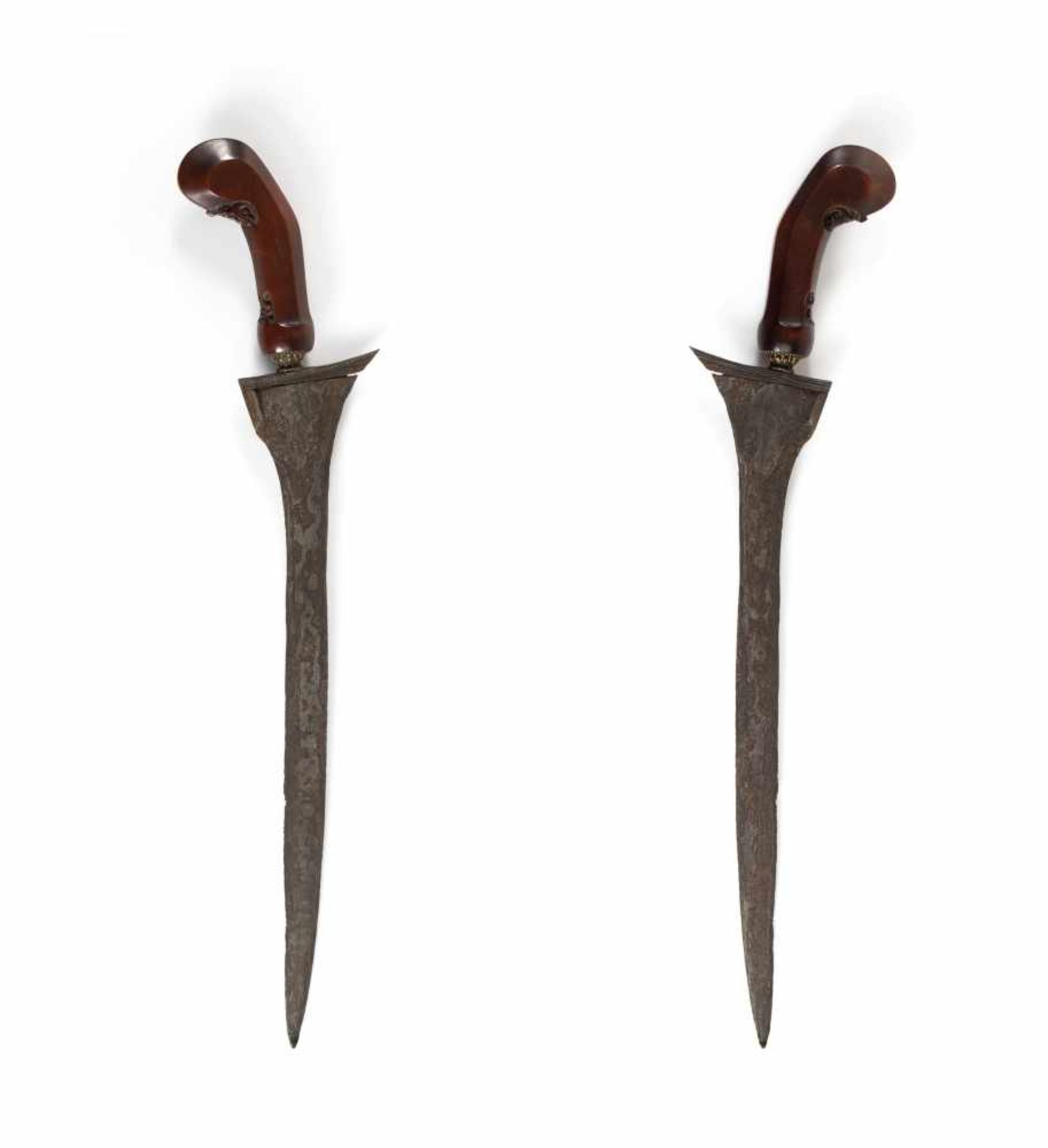 A Javanese Keris Solo, with 17th century blade.pattern.Length of the blade, including ‘Pesi’ (tang - Bild 3 aus 7