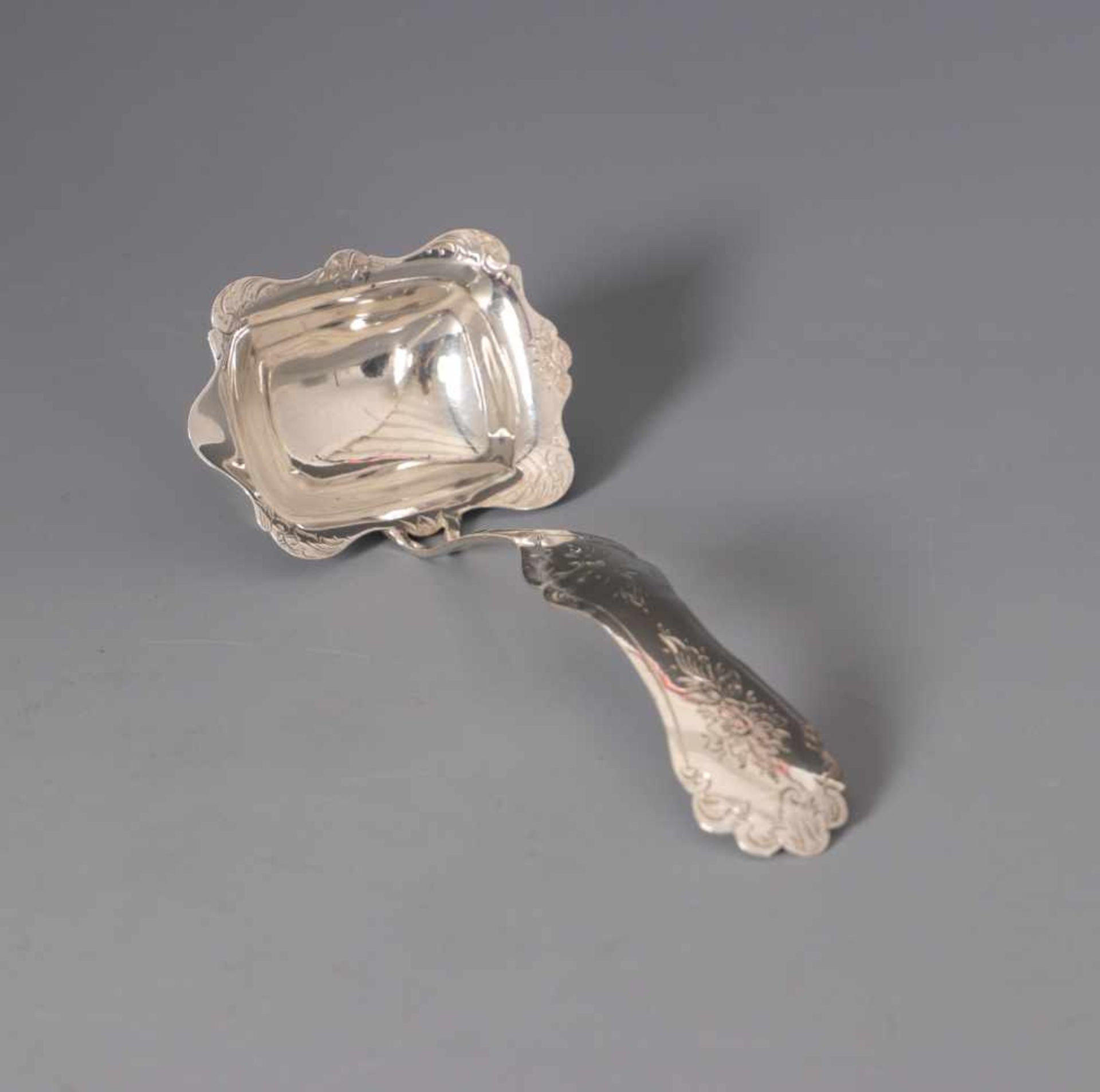 A Silver sauce ladle, dated 1856A Silver sauce ladle, dated 1856ZILVEREN SAUSLEPEL, AMSTERDAM,