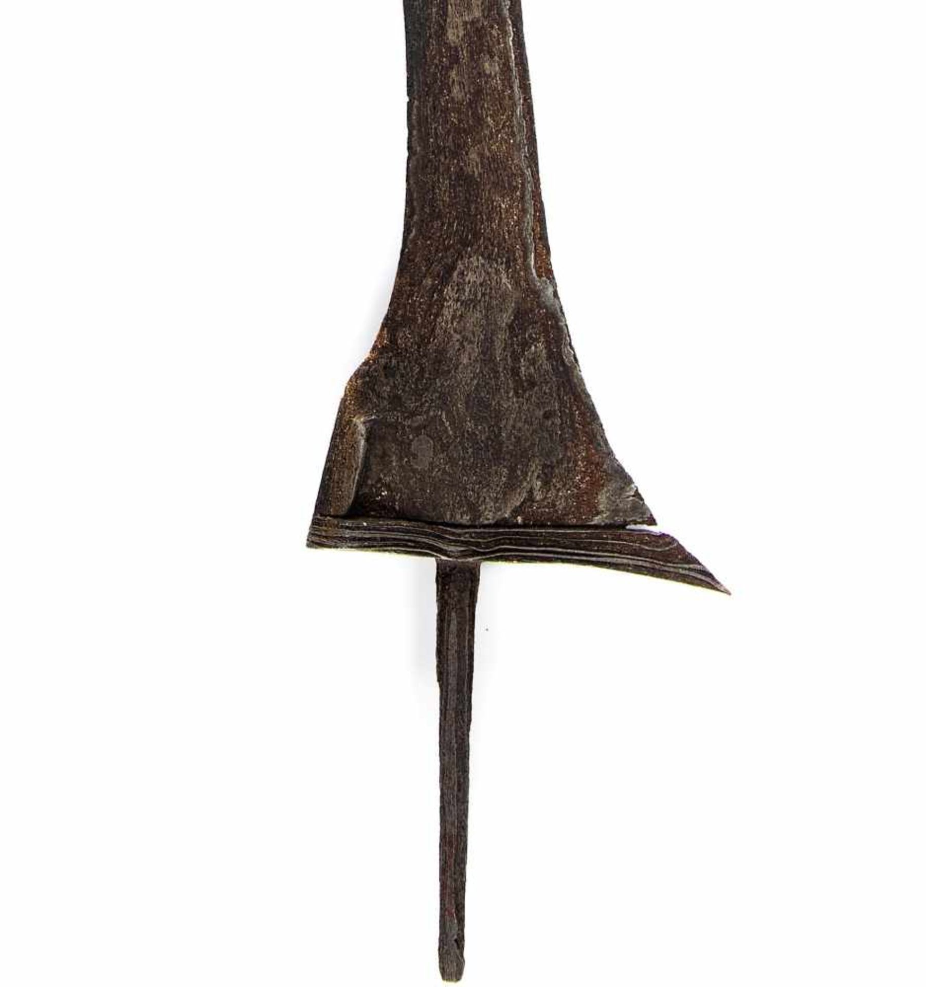 A Javanese Keris Solo, with 17th century blade.pattern.Length of the blade, including ‘Pesi’ (tang - Bild 5 aus 7