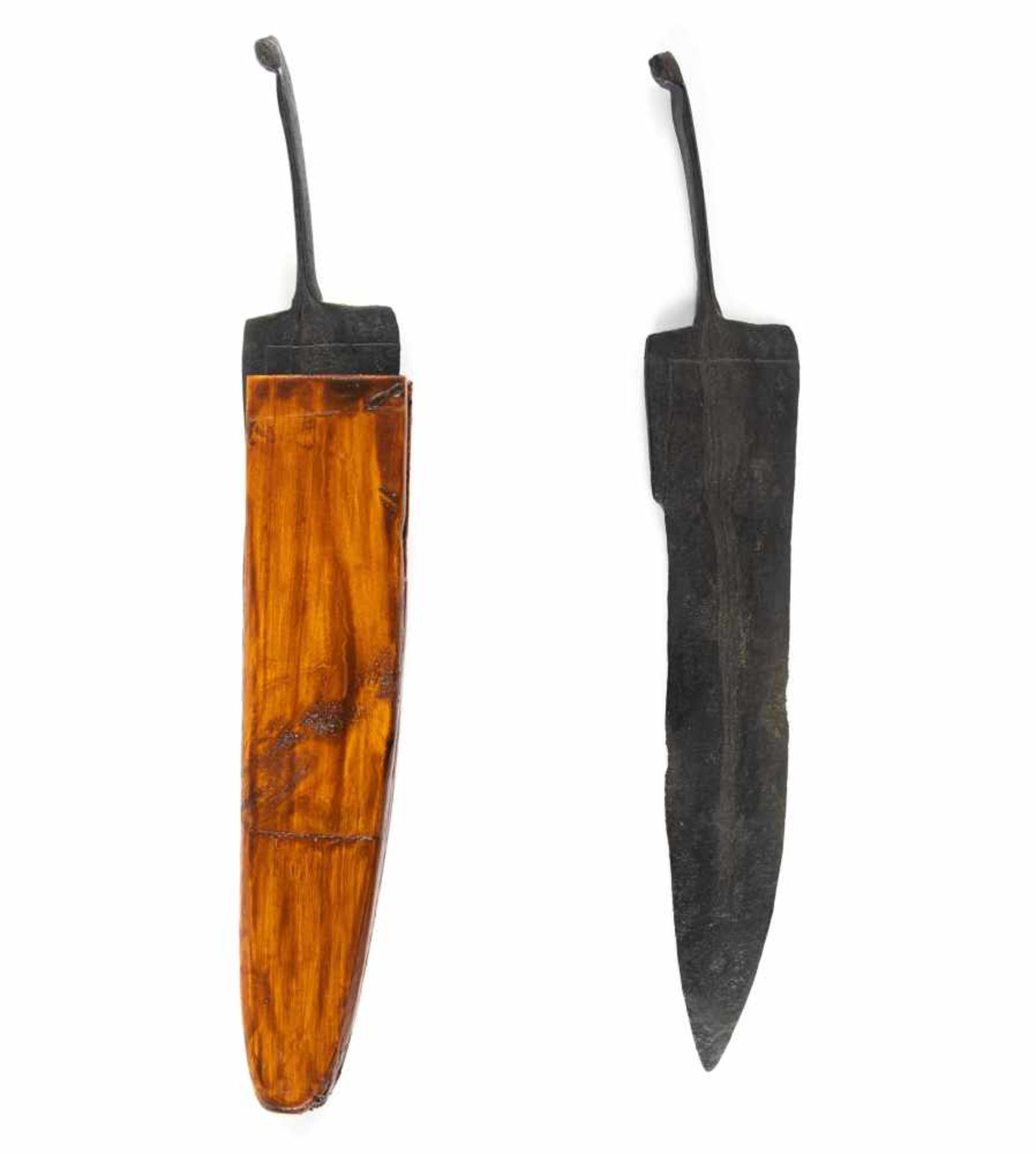 A 19th century ceremonial Javanese Keris Sajen.A 19th century ceremonial Javanese Keris Sajen.