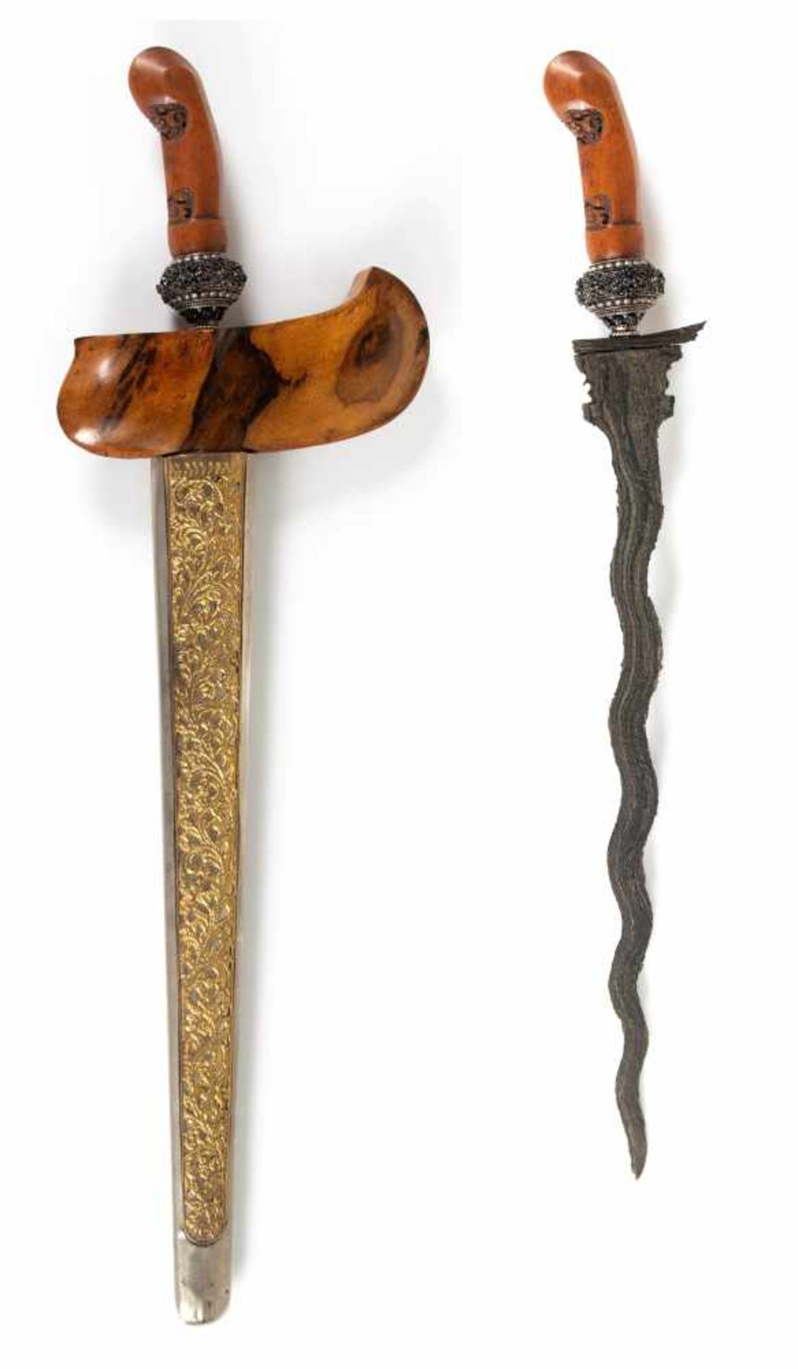 An East Javanese Keris Solo, with possibly 13th century blade.An East Javanese Keris, with