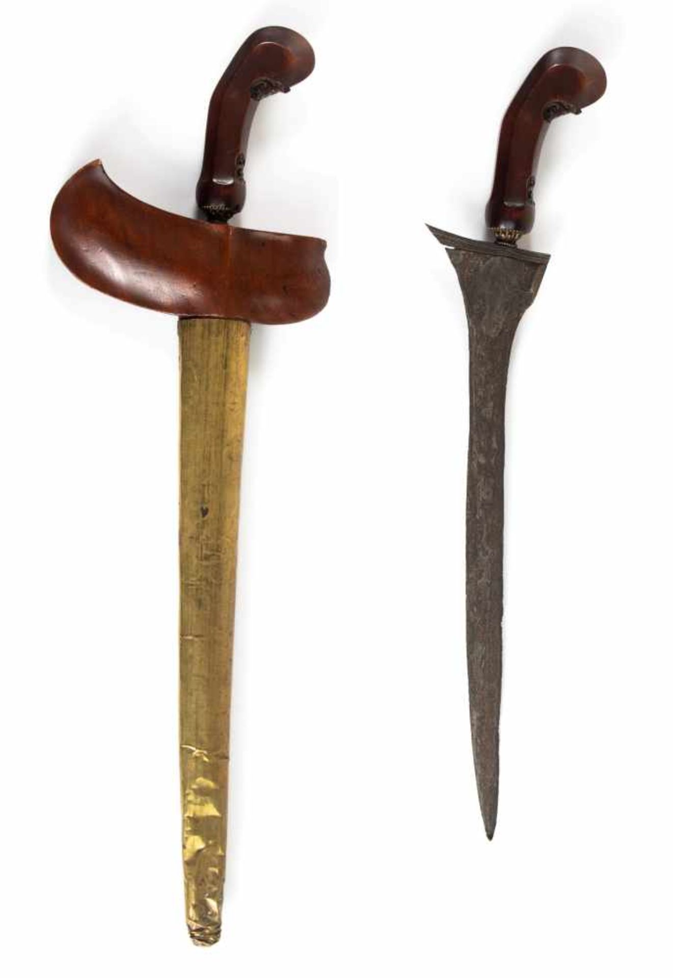 A Javanese Keris Solo, with 17th century blade.pattern.Length of the blade, including ‘Pesi’ (tang - Bild 7 aus 7