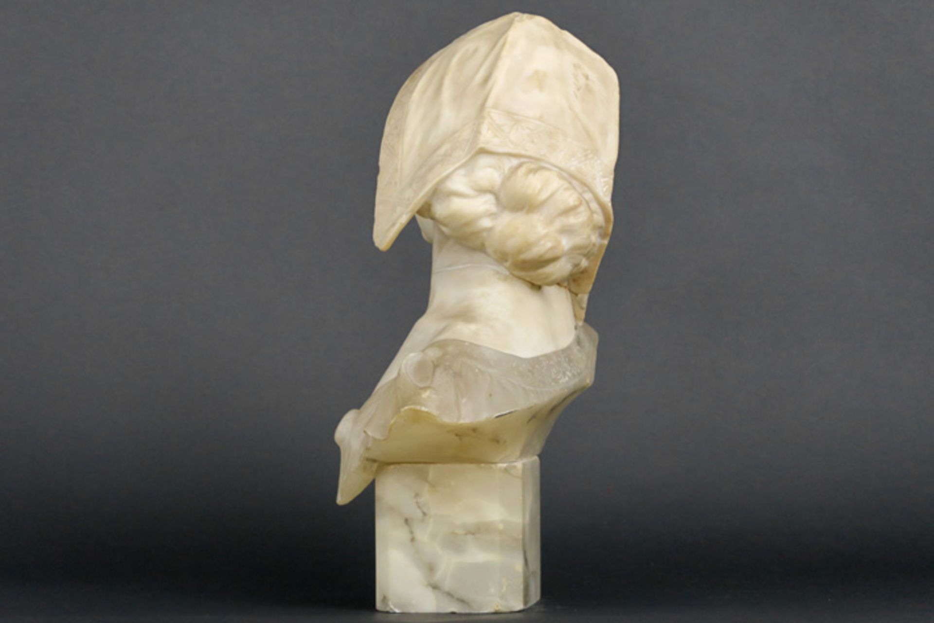 C. BERLINCIONI laat negentiende eeuwse Italiaanse sculptuur in marmer en albast : [...] - Image 5 of 5