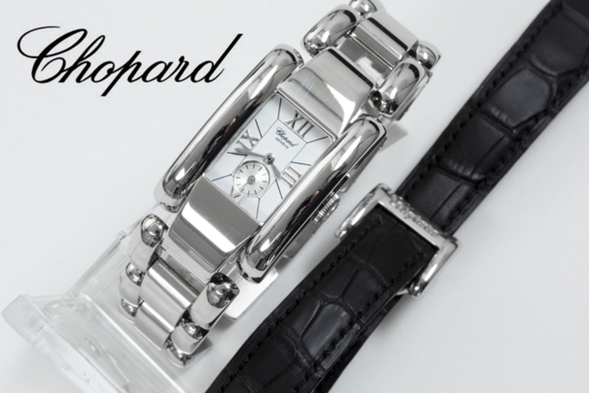 CHOPARD volledig origineel quartz damespolshorloge - model "La Strada" - in staal met [...] - Image 3 of 3