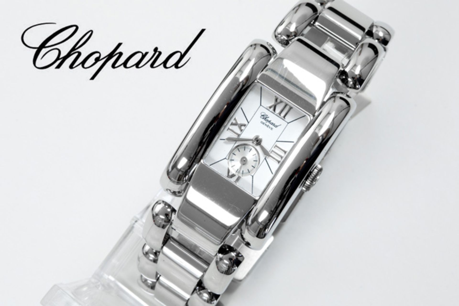 CHOPARD volledig origineel quartz damespolshorloge - model "La Strada" - in staal met [...] - Image 2 of 3