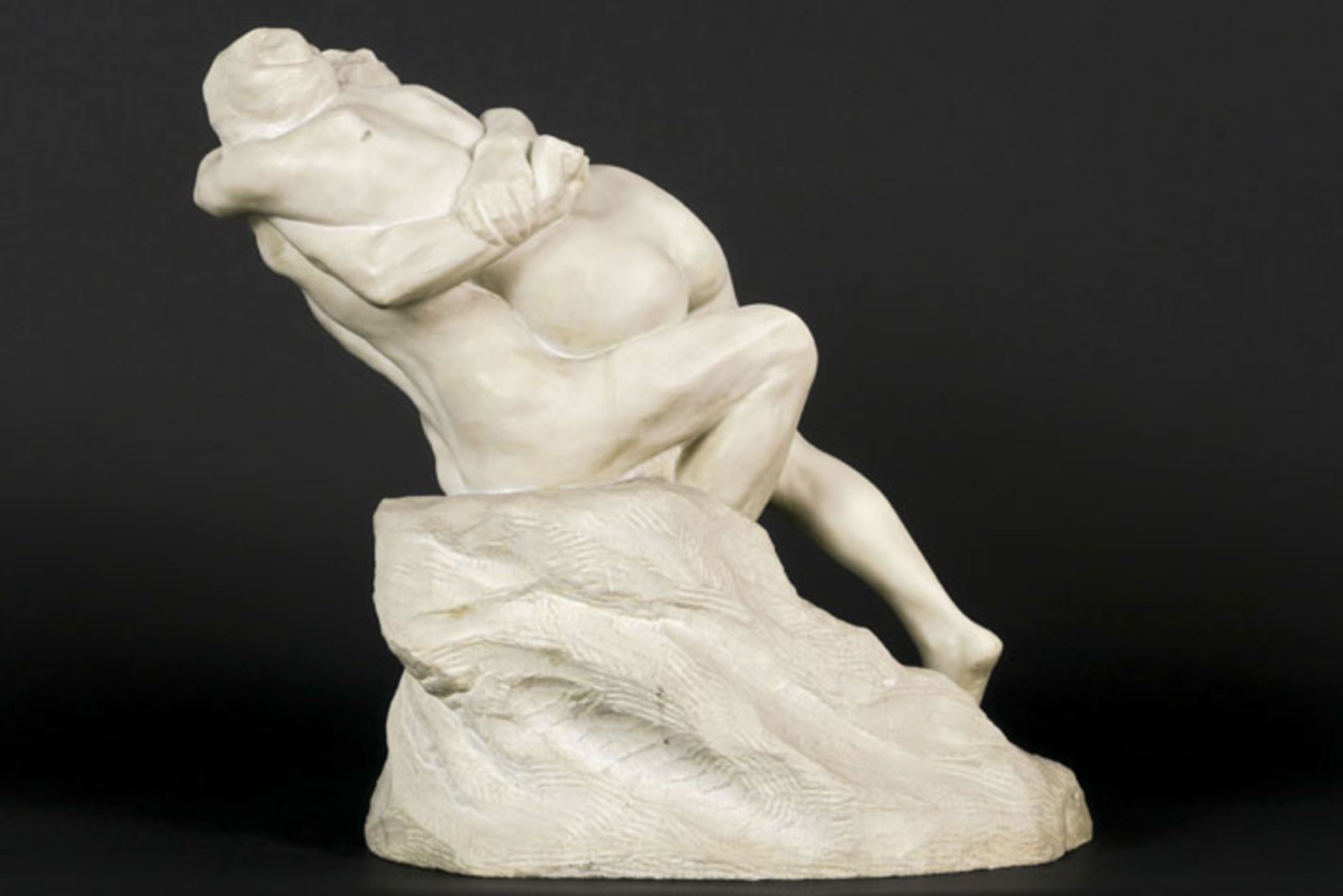 19th/20th Cent. Belgian sculpture in marble - signed Godefroid de Vreese - - DE [...] - Bild 3 aus 5