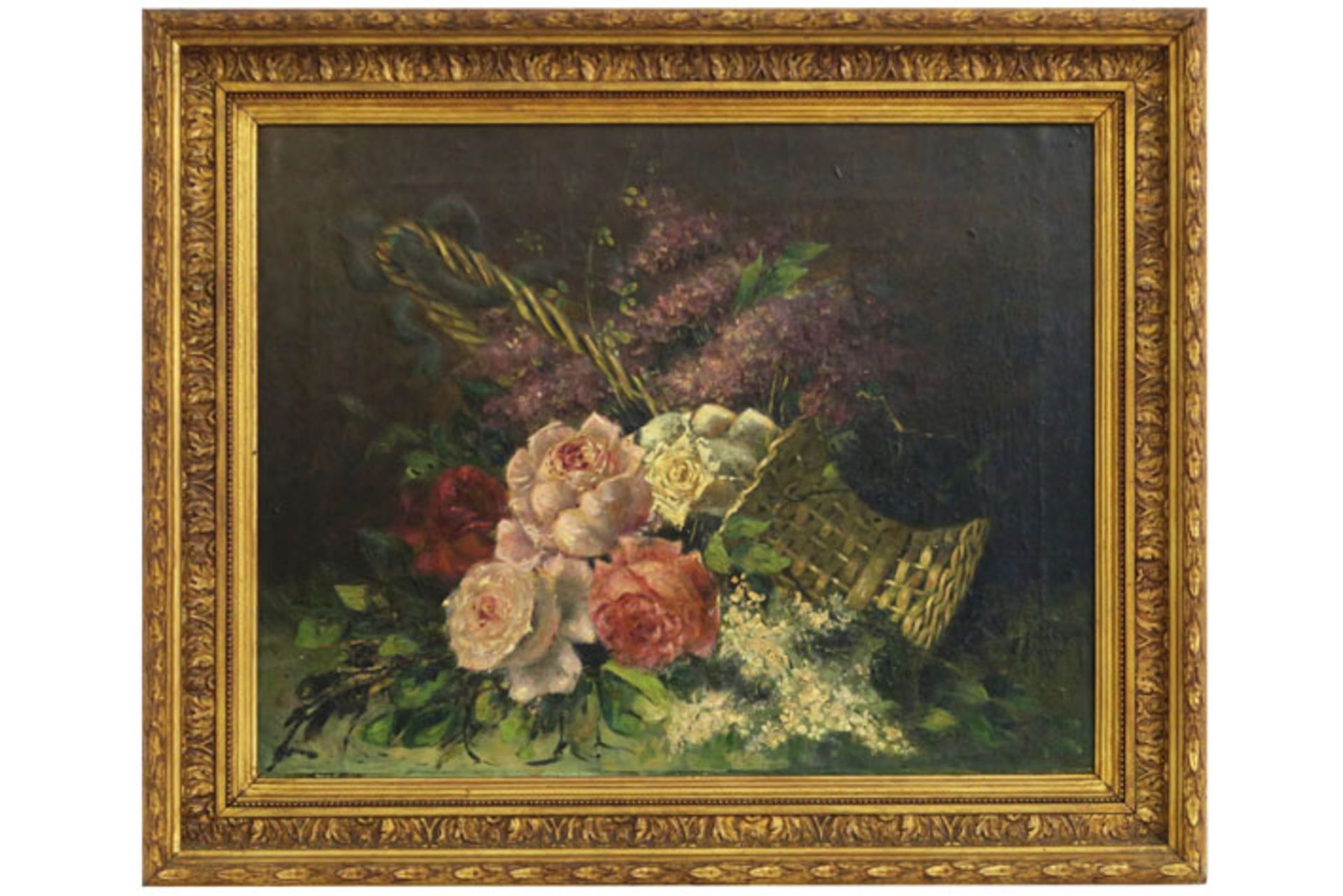 late 19th Cent. oil on canvas - signed Gerhard Blom and dated 1890 - - BLOM [...]