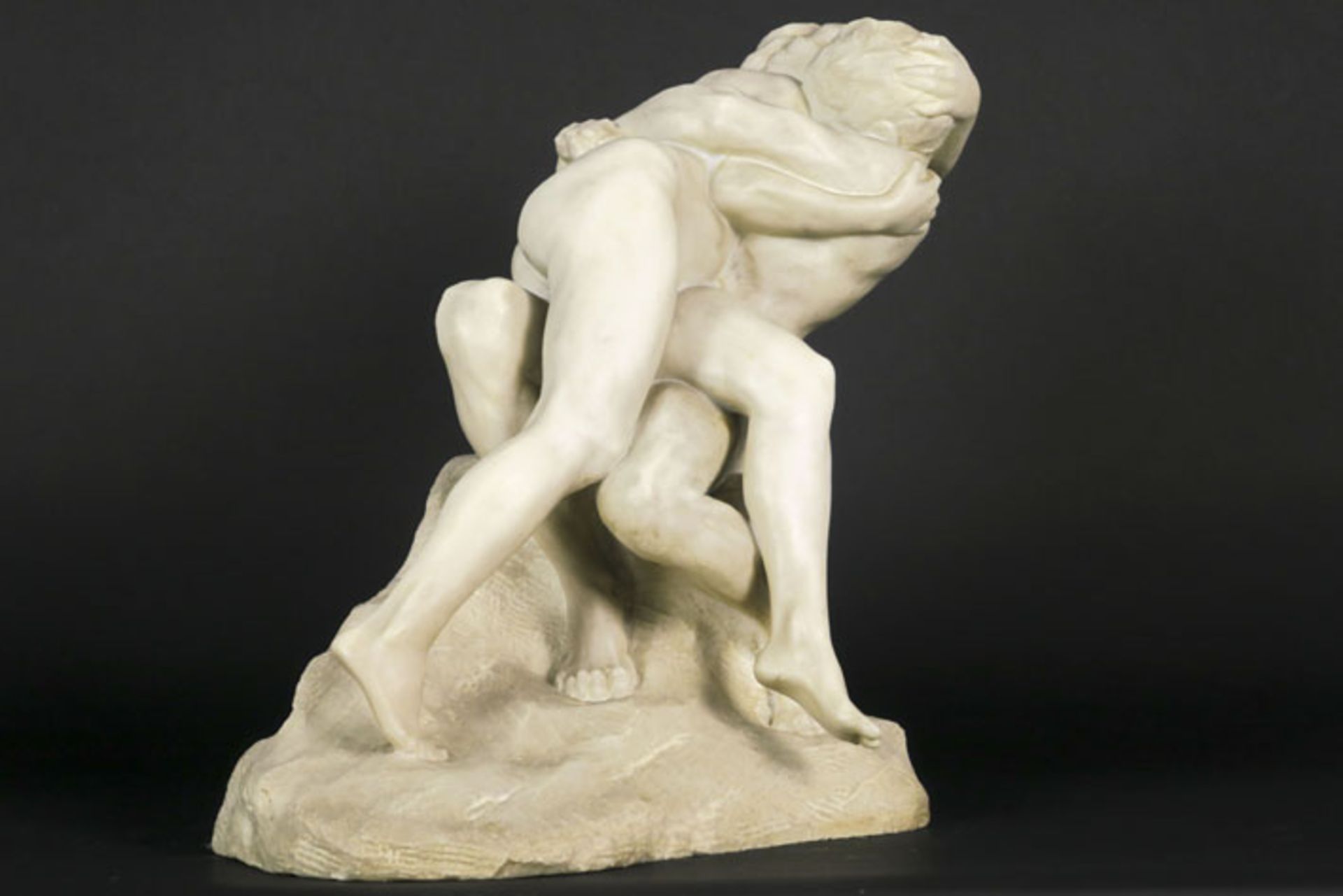 19th/20th Cent. Belgian sculpture in marble - signed Godefroid de Vreese - - DE [...] - Bild 5 aus 5