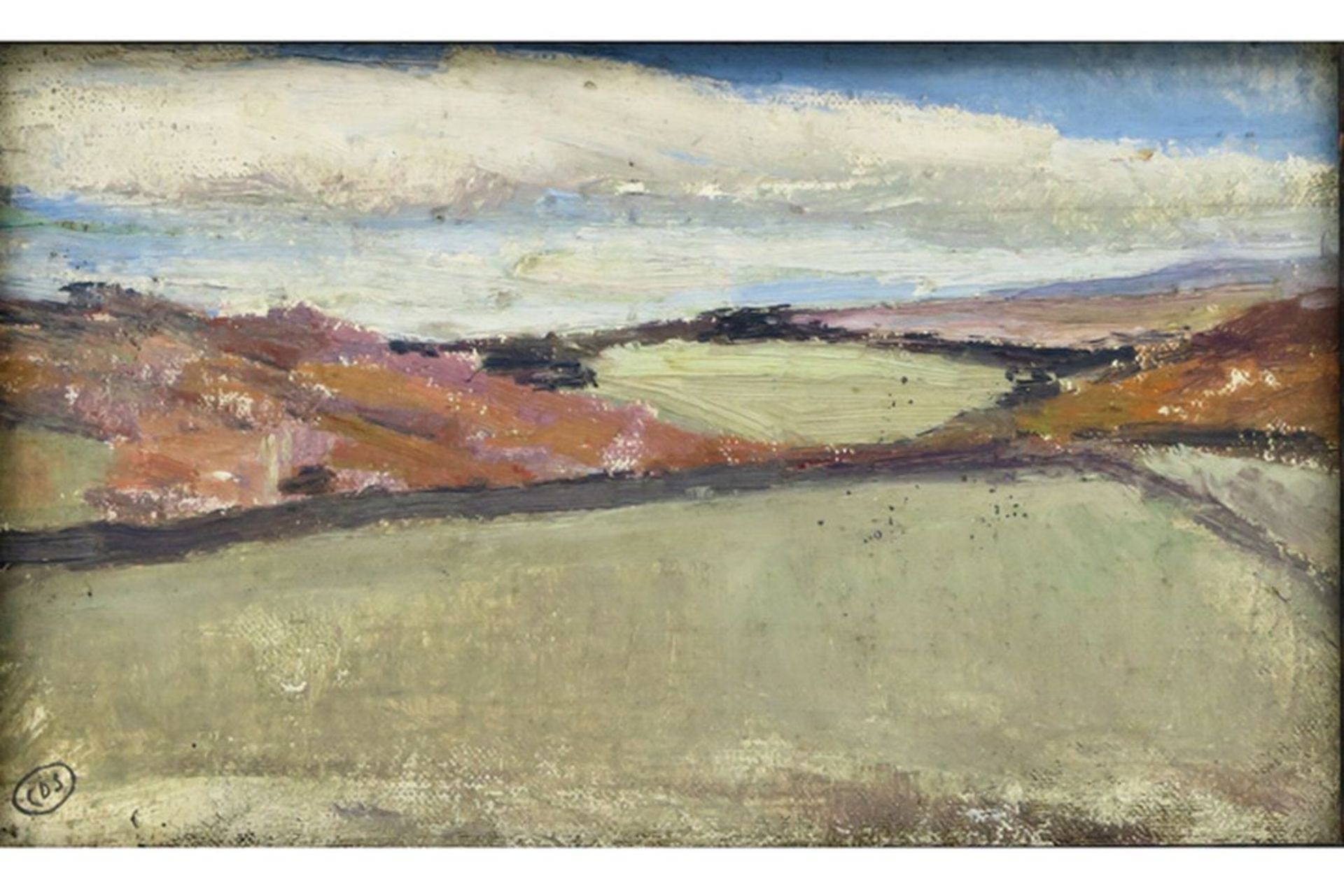 DE SMET LEON (1881 - 1966) olieverfschilderij op doek : "Landschap" - 15,5 x 25,5 [...] - Bild 2 aus 4