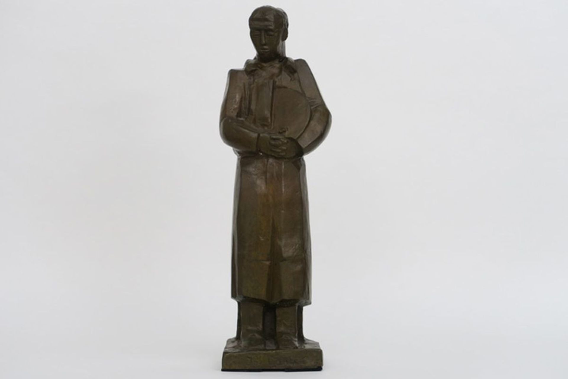 CANTRÉ JOZEF (1890 - 1957) sculptuur in brons met lichtbruine patine n° 1/6 [...]