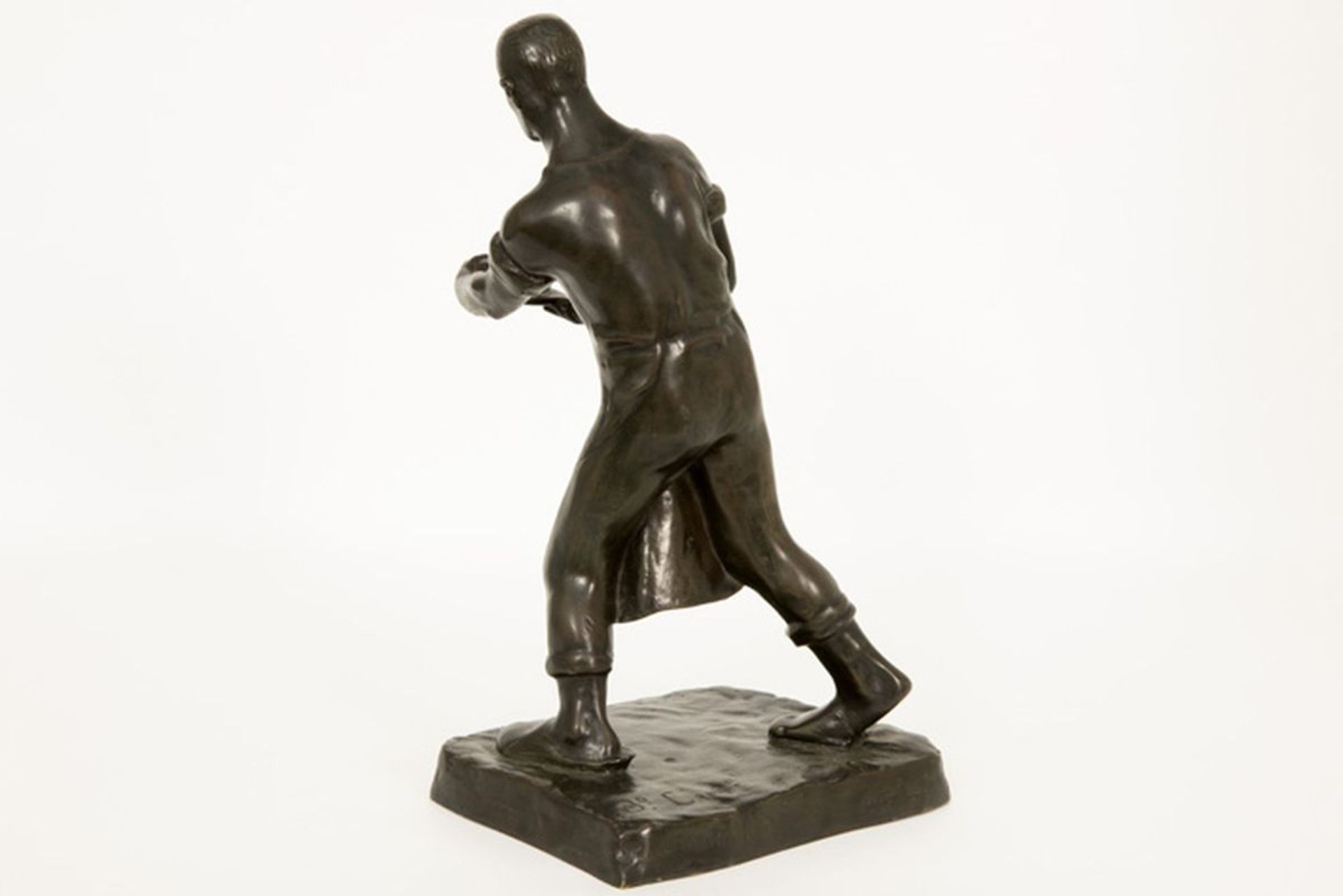 CANTRÉ JOZEF (1890 - 1957) sculptuur in brons met een mansfiguur (bakker) getiteld [...] - Bild 3 aus 5