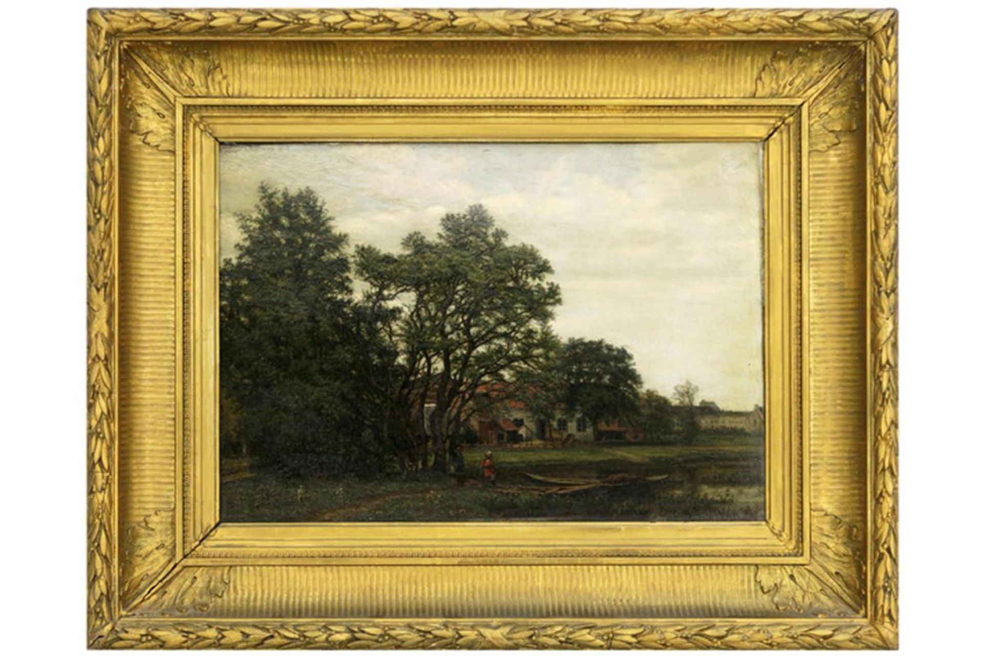 RIANCHO E. AGUSTIN (1841 - 1929) - SPAANSE SCHOOL olieverfschilderij op paneel : [...]