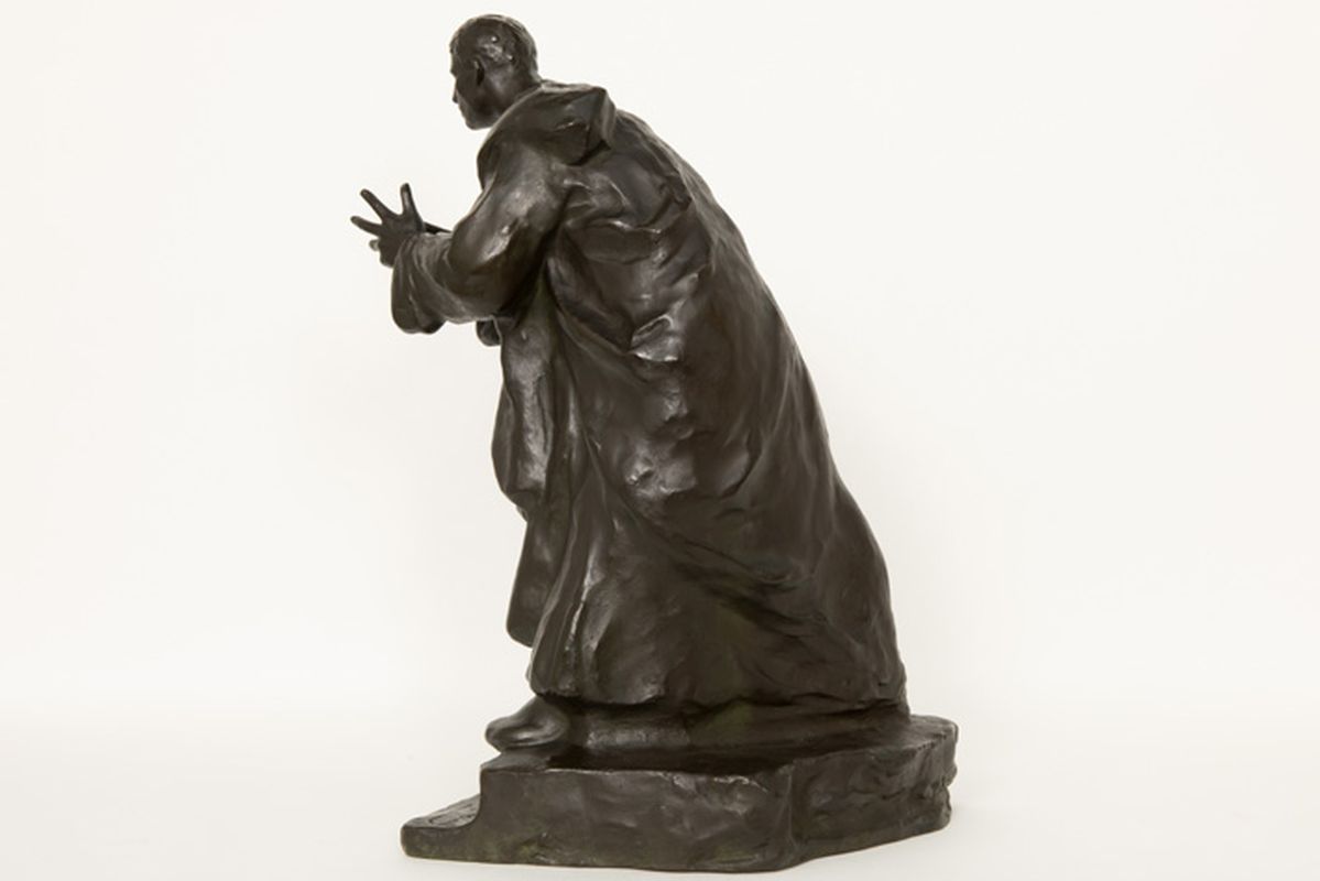 SARTEEL LEON (1882 - 1942) sculptuur in brons met zwartbruine patine getiteld [...] - Image 3 of 5