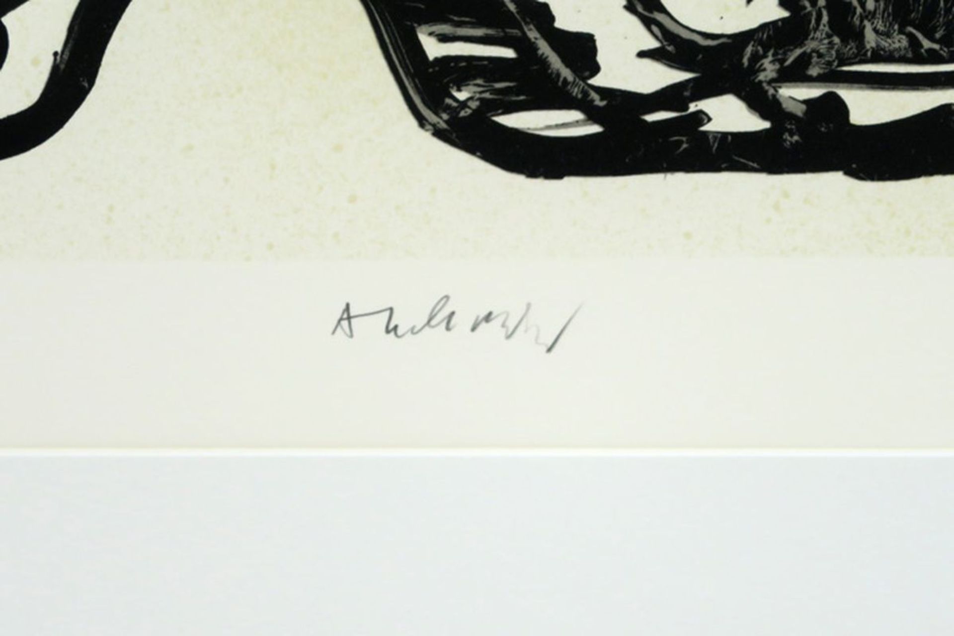 ALECHINSKY PIERRE (° BRUSSEL 1927) kleurlitho n° 34/90 getiteld : "Lundi" - 46 x [...] - Bild 3 aus 3