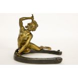 RÉCIPON GEORGES (1860 - 1920) sculptuur in brons met een thema typisch voor de Art [...]