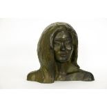 CAMUS JEAN PIERRE (1877 - 1955) sculptuur in brons n° 2/2 : "Buste van een meisje" [...]