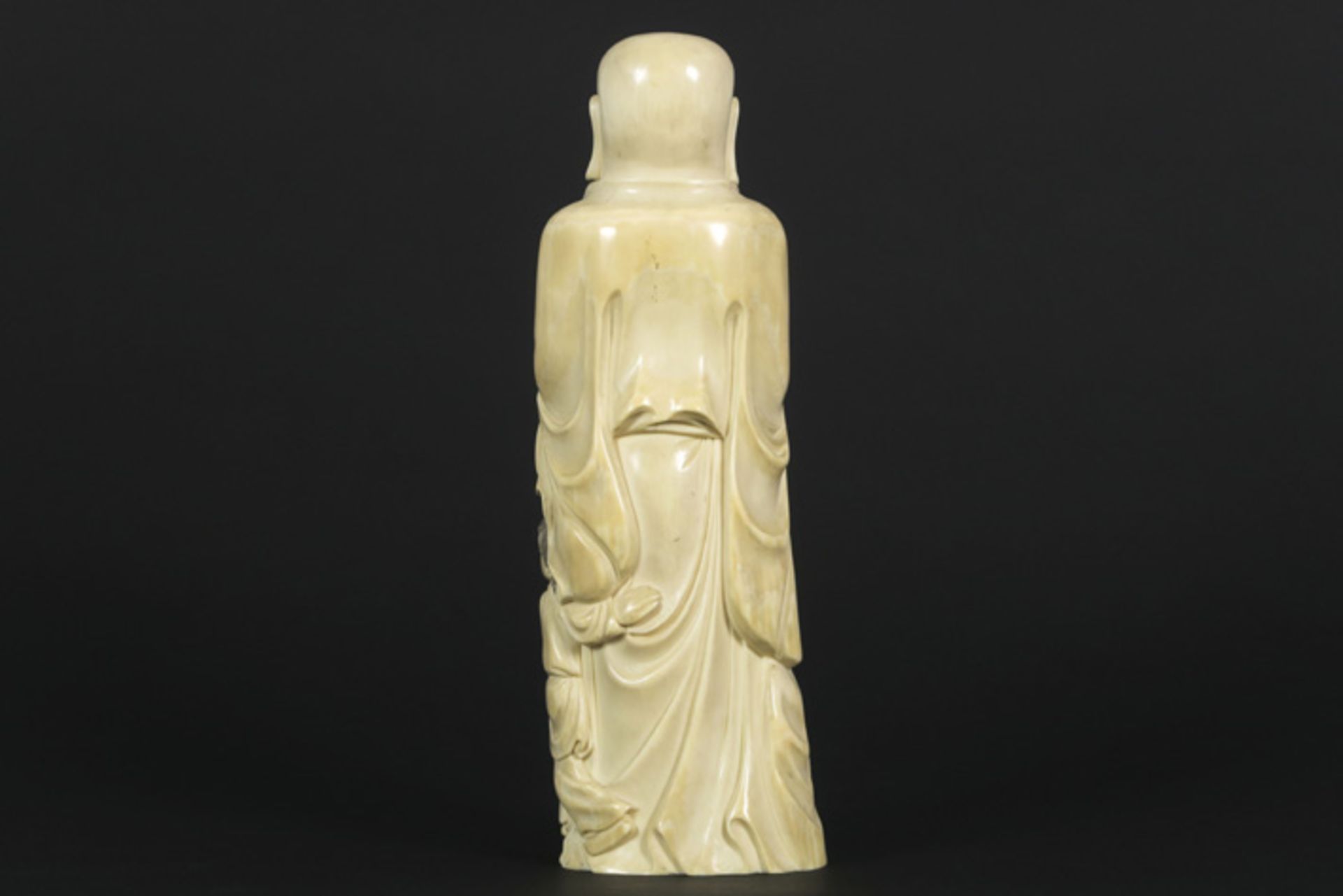 Oude Chinese sculptuur in ivoor "Boeddha met kinderen" - hoogte : 25 cm - ca [...] - Bild 3 aus 4