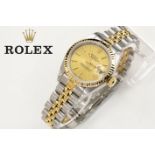 ROLEX volledig origineel automatisch damespolshorloge - model "Oyster Perpetual Date [...]