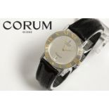 CORUM volledig origineel quartz polshorloge - model "Romulus" - in staal en goud met [...]