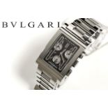 BULGARI volledig origineel quartz chronograaf polshorloge - model "Rettangolo" - in [...]