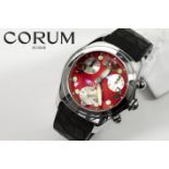 CORUM volledig origineel quartz chronograaf polshorloge - model "Bubble Watch" - in [...]