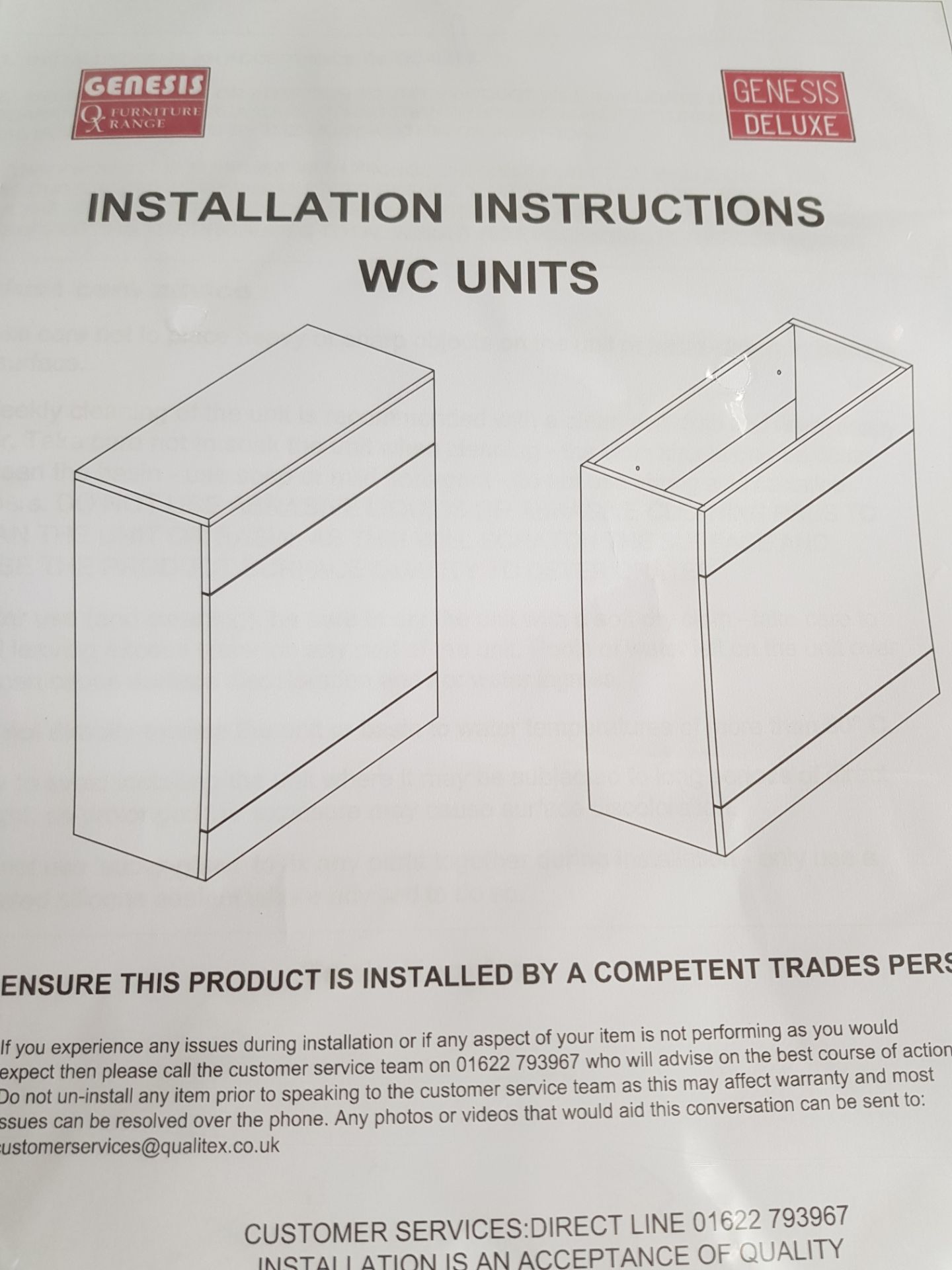 TOILET WC BASE UNIT - Image 3 of 3