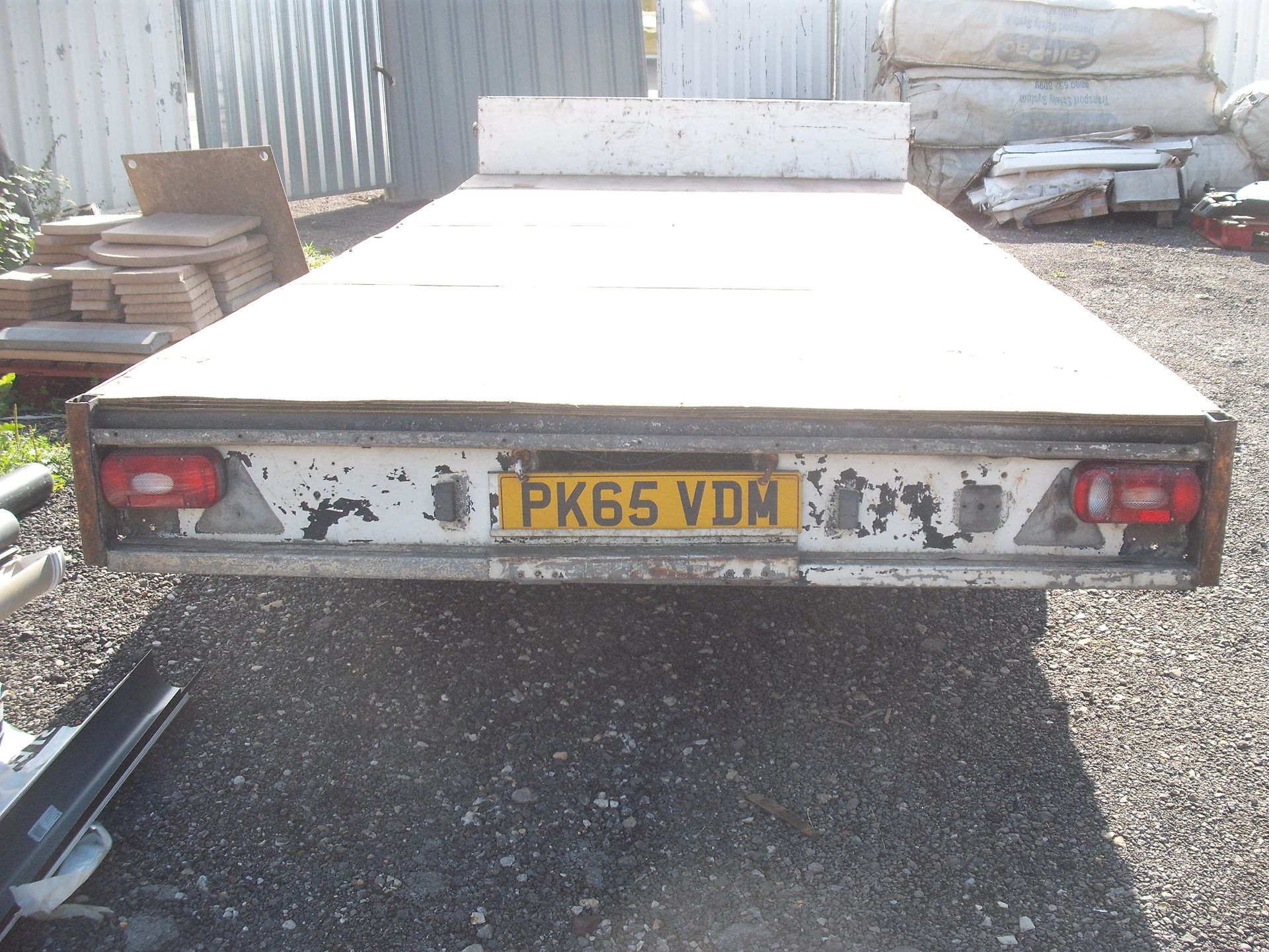 IFOR WILLIAMS TWIN AXLE FLAT BED TRAILER - Image 2 of 4