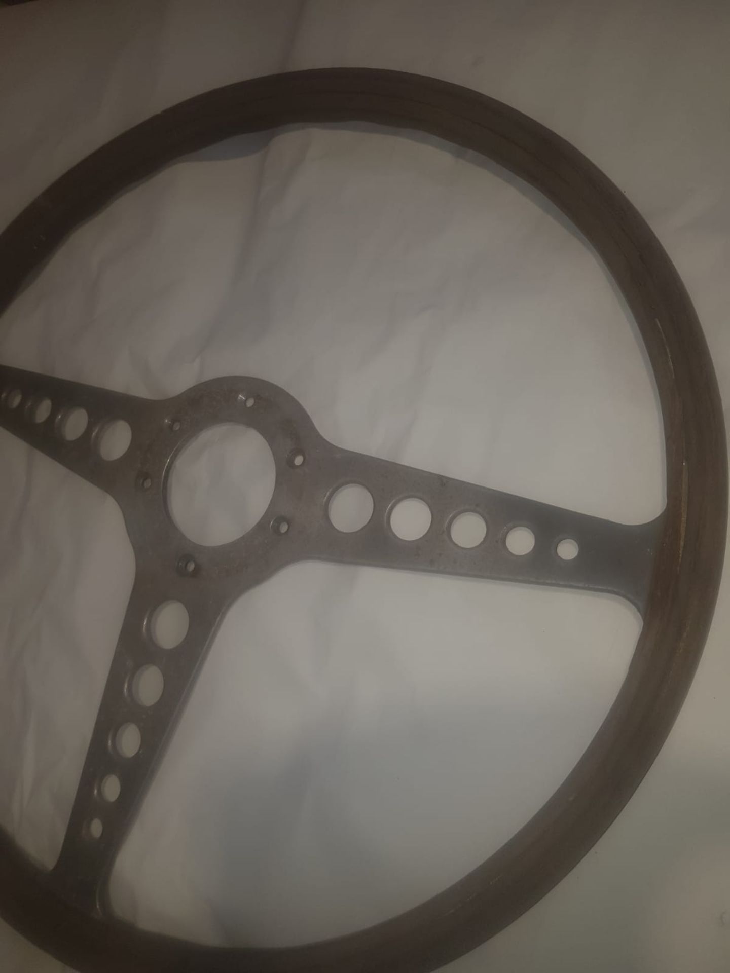 E TYPE JAGUAR STEERING WHEEL NO VAT ON ITEM - Bild 3 aus 5