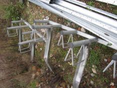 3 x galvanised bicycle stands. Located The Nurseries, New Passage Road, Pilning, Bristol, BS35 4LZ