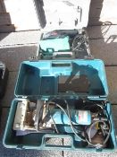 Makita 3091 biscuit jointer, 240v and Ryobi 220w sander, 240v. Located The Nurseries, New Passage