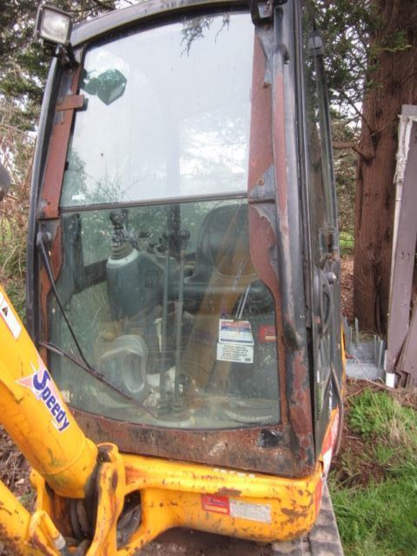 JCB 8014 rubber tracked mini digger, serial number JCB 09014T71283903, run hours 130.5 (2007). - Image 12 of 12