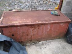 Metal site box, approx. size width 1820mm x depth 720mm x height 650mm. Located The Nurseries, New