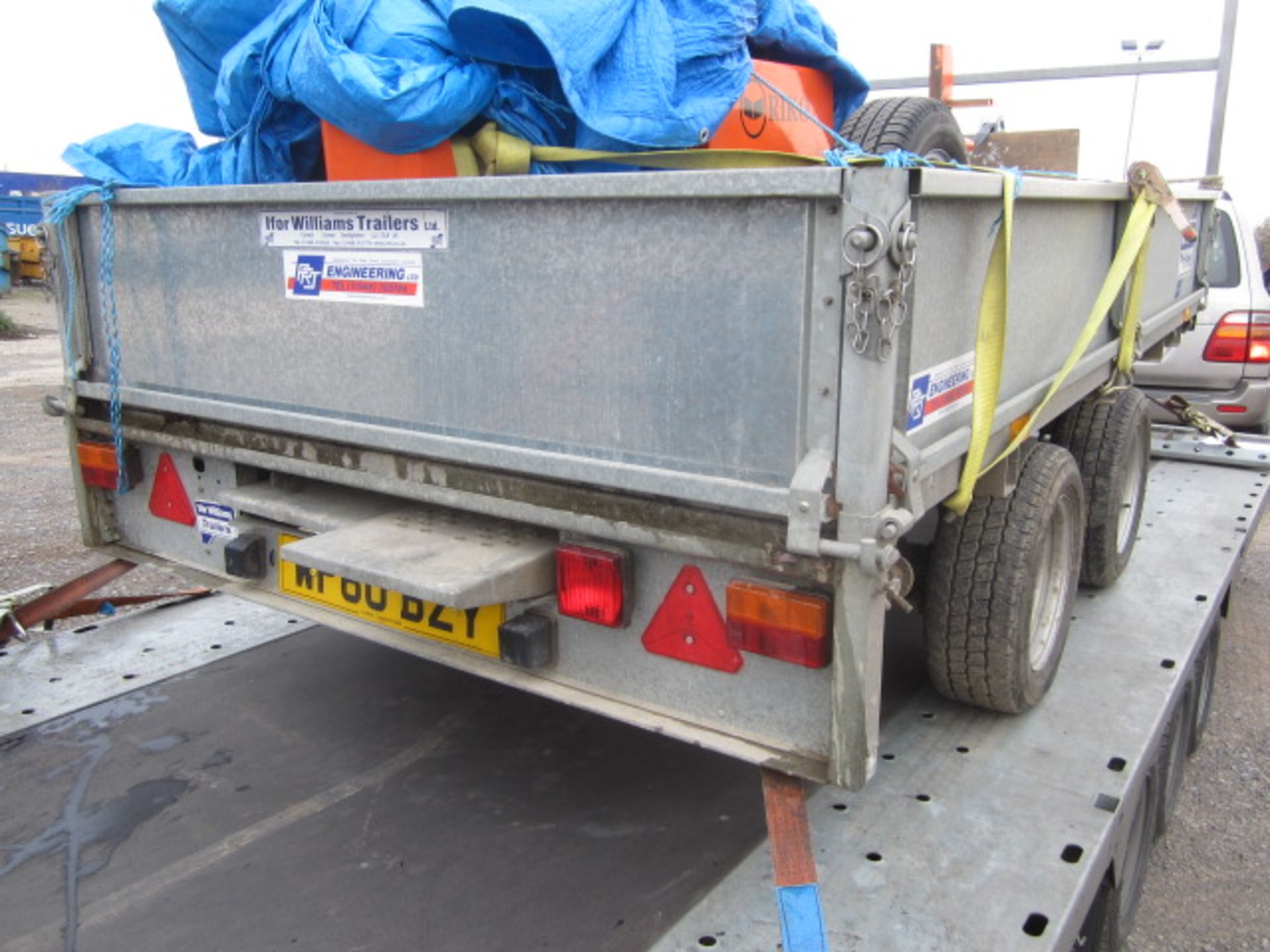 Ifor Williams twin axle drop side plant trailer, type IM105G, serial number SCK60000075030182, SWL - Image 5 of 8