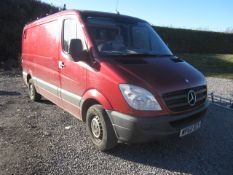 Mercedes Sprinter 216 CDI 2.1 diesel panel van. Registration: WP60 BZY. Recorded mileage: 85,500.