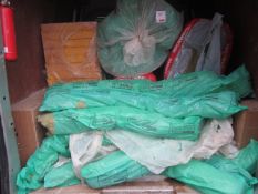 Quantity of assorted loft insulation and Malpas cavity stop stocks. Located The Nurseries, New